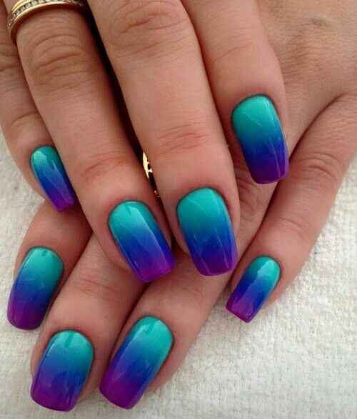 new nail idea, will still have white on ring nail with a peacock feather design!