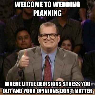 Wedding Planning Meme