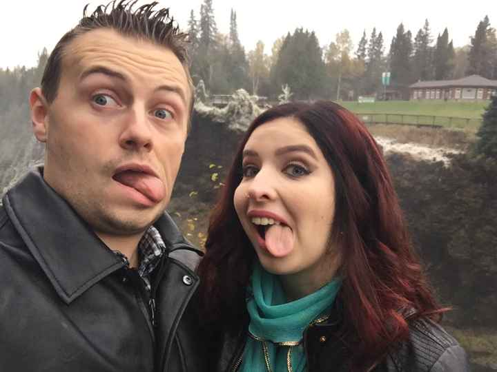 Fiancé(e) Friday! Share a goofy pic - 1