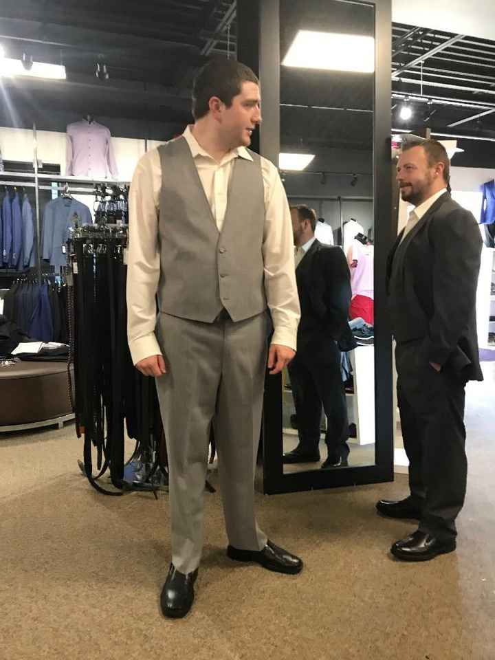 Brother and FH in their tuxes 