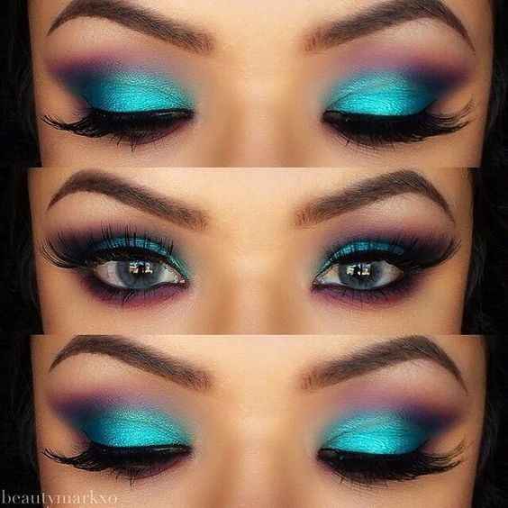 Glam makeup