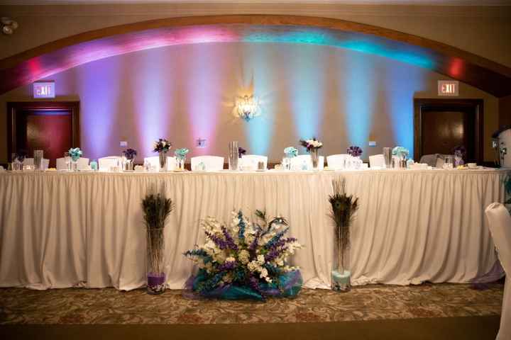 head table background