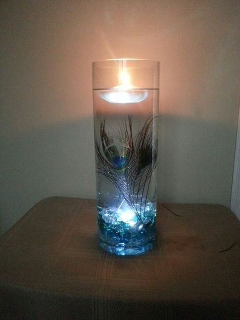 Centrepiece 2 floating candle