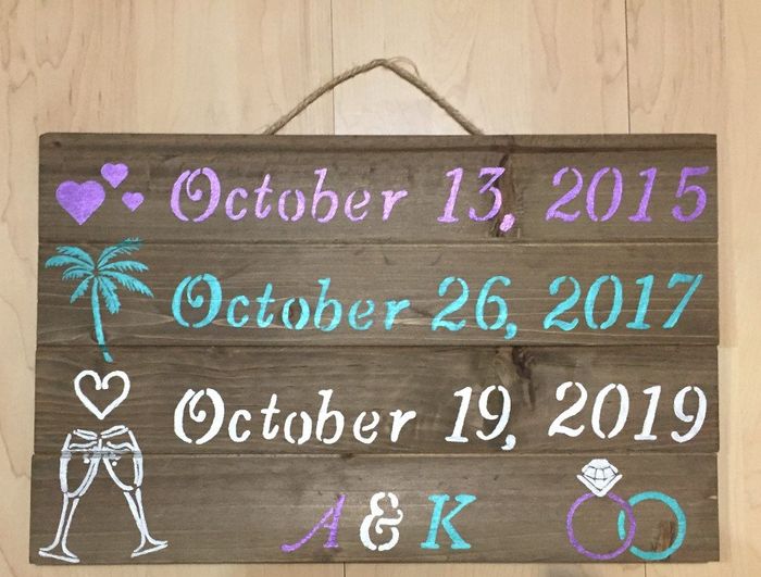 diy signs for Engagement Photos 1