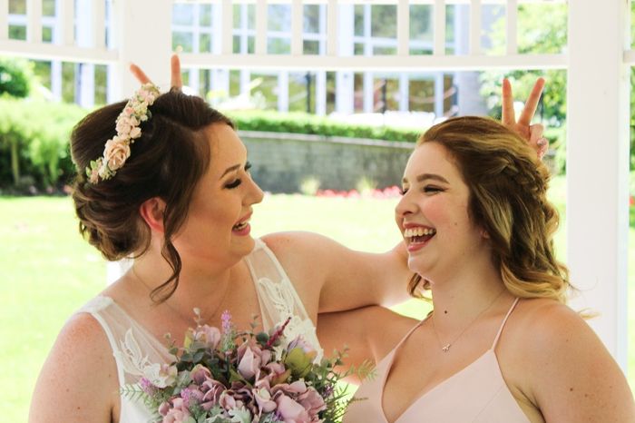 One wedding down, one more to go! 1