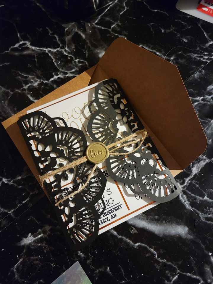 diy Invite/save The Date with Cricut - 1
