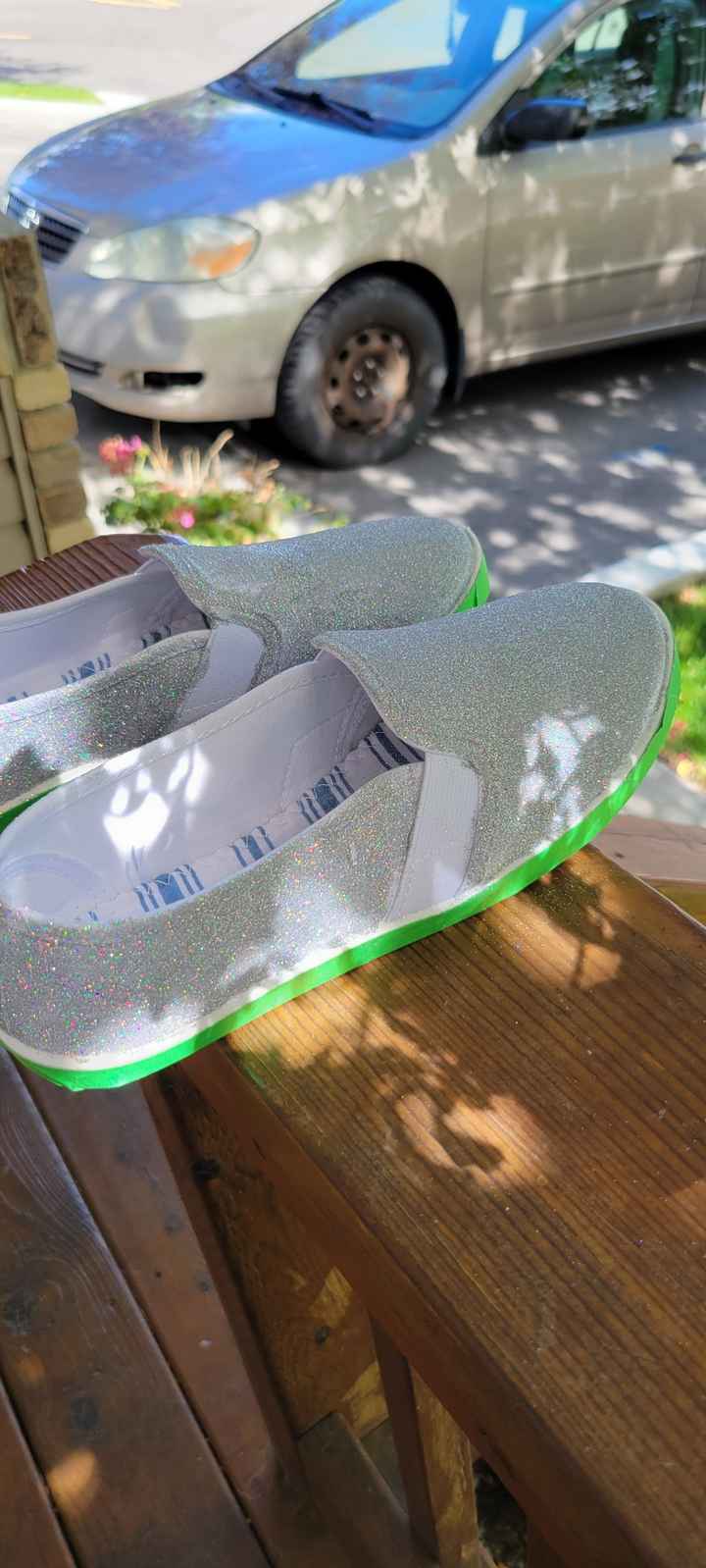 diy glitter shoes - 1
