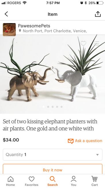 Elephant Centerpiece 2