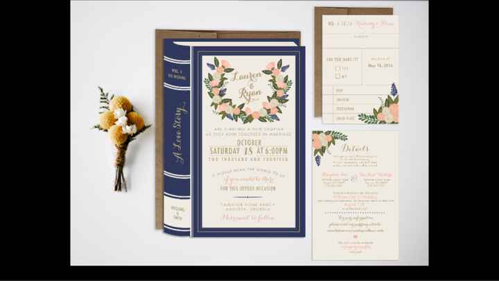 Invitations: Floral or Non-Floral? - 1