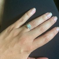 I got engaged on February 14th during my maternity photo shoot; We will be getting married on August