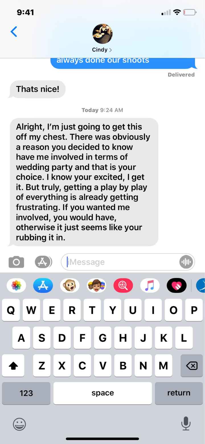 Text from a friend - 1