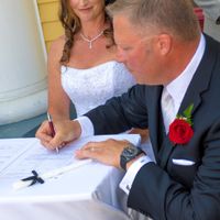 Our wedding day.