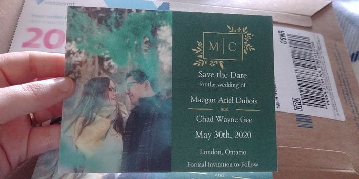 Ordered my Save the Dates!! - 1