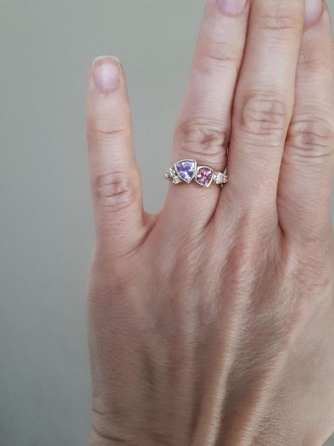 Does your wedding band match your engagement ring? Or is it different? - 1
