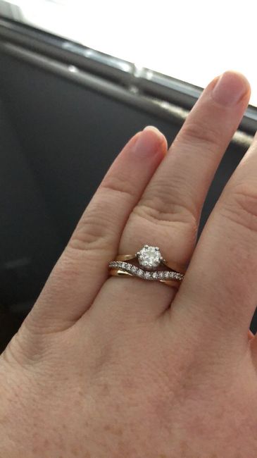 Does your wedding band match your engagement ring? Or is it different? - 1