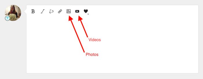 How to add a photo or video to your WeddingWire posts 1