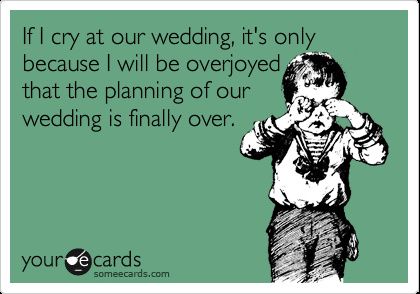 Has wedding planning taken over your life? - the results! 1