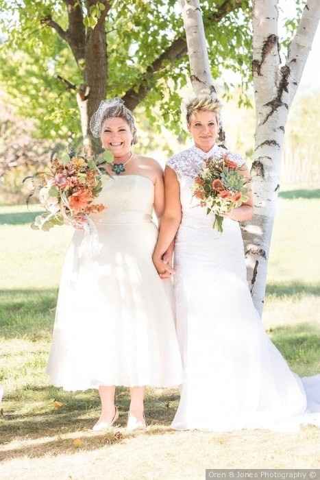 Blowing the budget on one wedding item, like gorgeous florals?