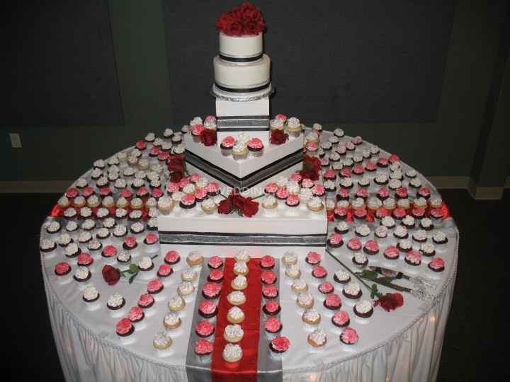 Cool geometric patters by Cravings Cupcakes