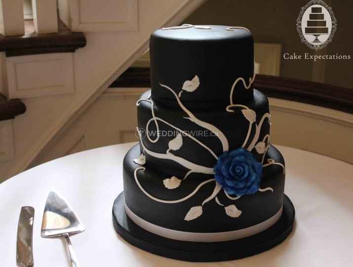 Black cakes are all the rage right now