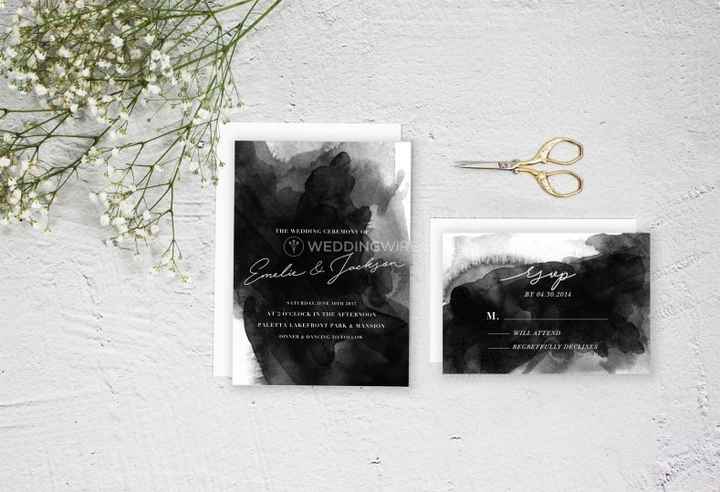 Let's see those striking black invitation suites
