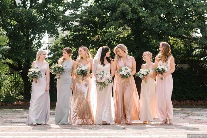 Less specific wedding colours