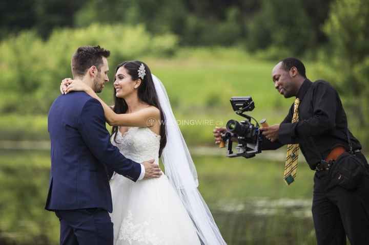 Videographer at work