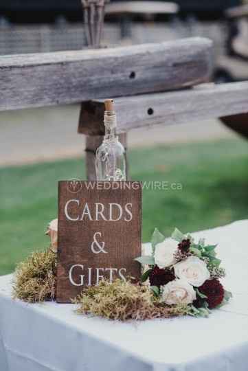 gift table sign