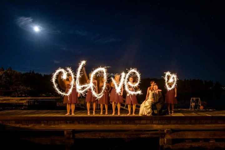 Sparkler writing