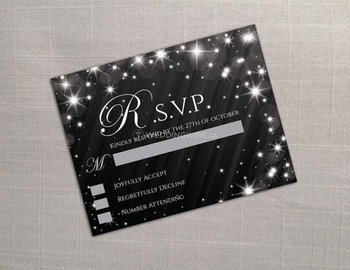 RSVP card