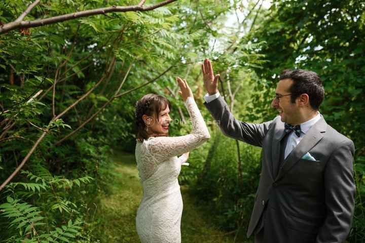 high five for your partner!