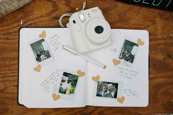 polaroid guest book