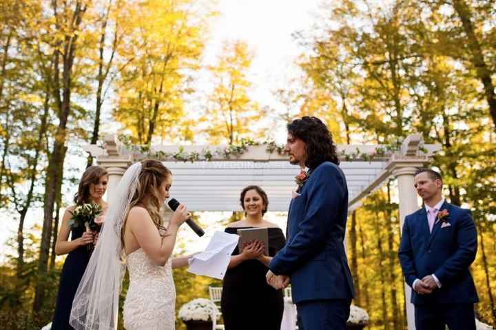 exchanging vows