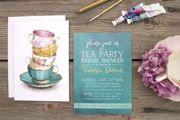 tea party bridal shower