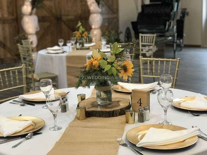 Burlap, wood, and lace