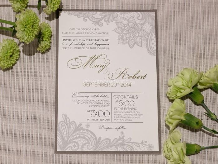 Invitation help - Ceremony and Reception on same card 4