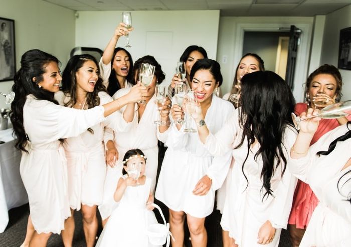 True or False - Members of my wedding party are being helpful and supportive 1