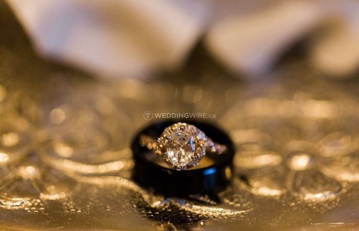 diamond ring black wedding band