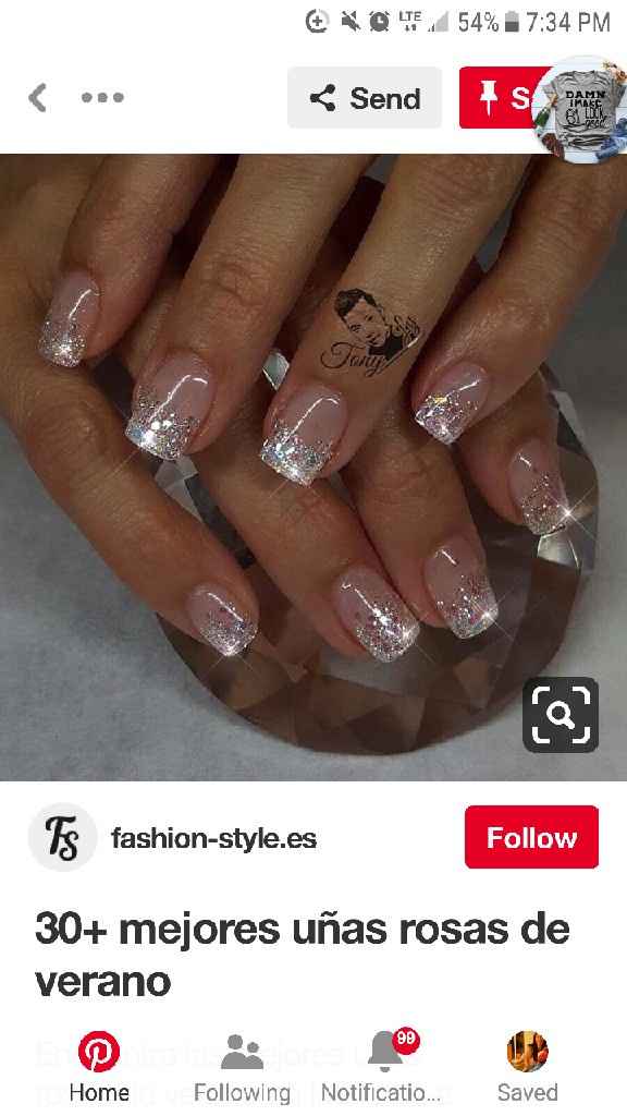 Wedding Day Nails - Colourful, Neutral, Glittery? - 2