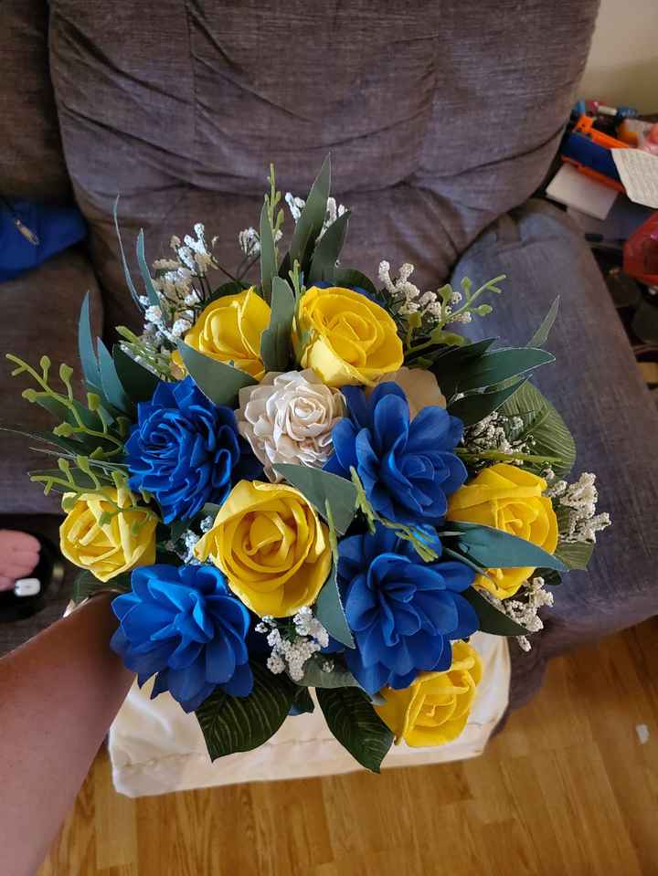Finally sat down and did my bouquets and boutineers - 1