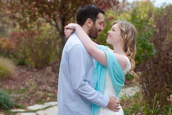 Engagement photo - straight out of a fairytale!