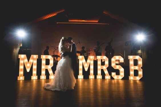 Large letters for the decor: Yes or no? 