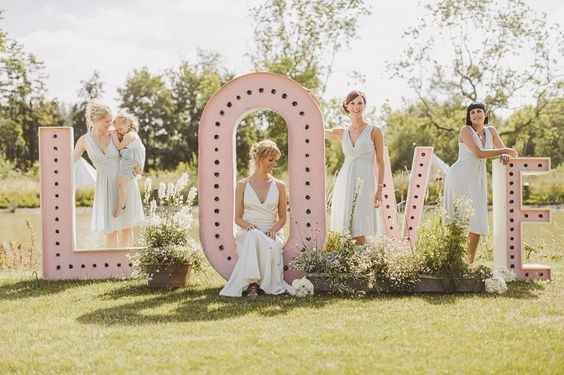 Large letters for the decor: Yes or no? 