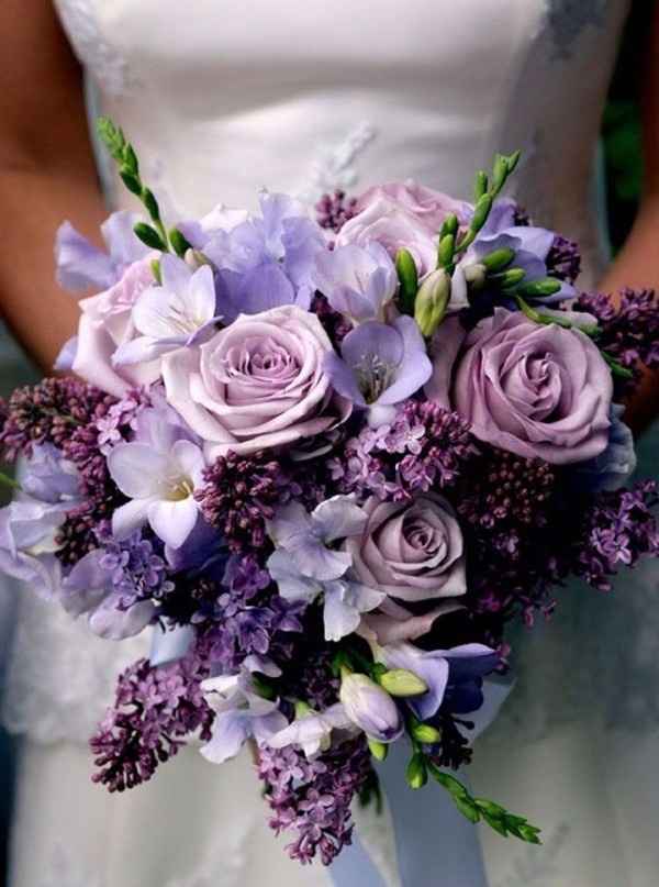 6 gorgeous purple wedding bouquet ideas