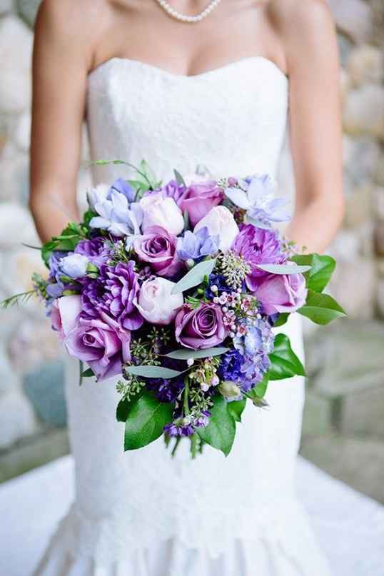 6 gorgeous purple wedding bouquet ideas