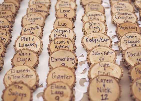 Unique wedding place and escorts cards ideas 