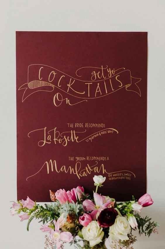 10 elegant burgundy wedding ideas 