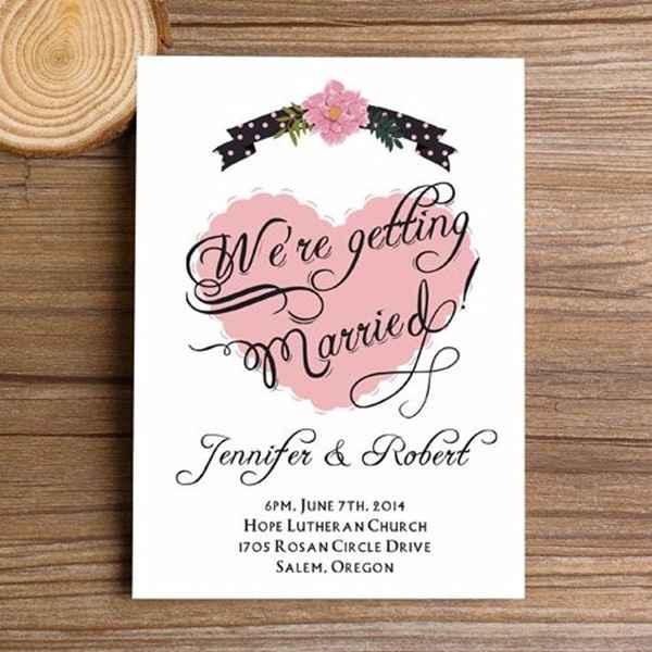 Wording templates for your wedding invitations 