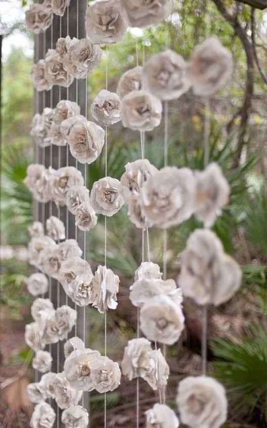 Paper flowers for your weeding decor  
