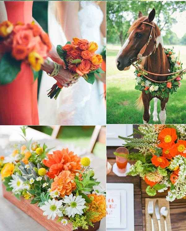 Your wedding color palette is....